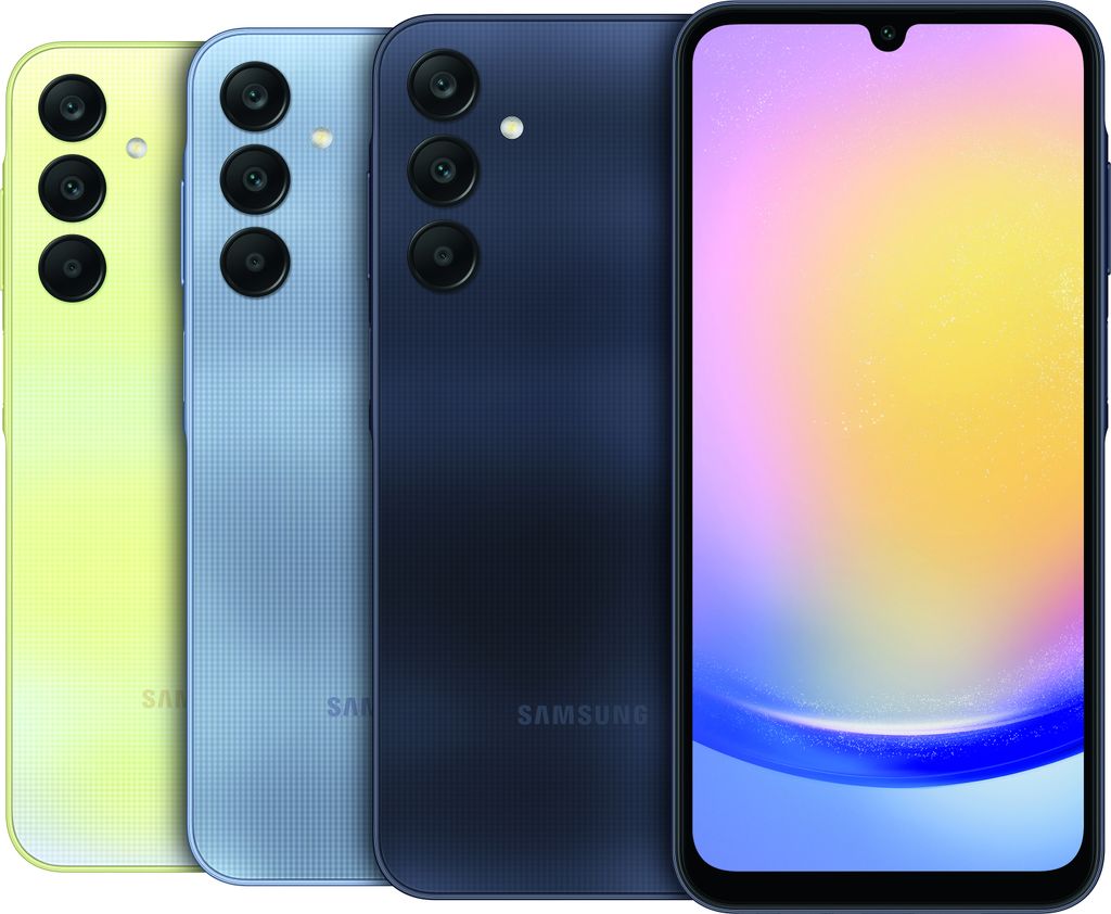 Galaxy A25 5G 128GB Blue Black Smartphone Produktbild 28