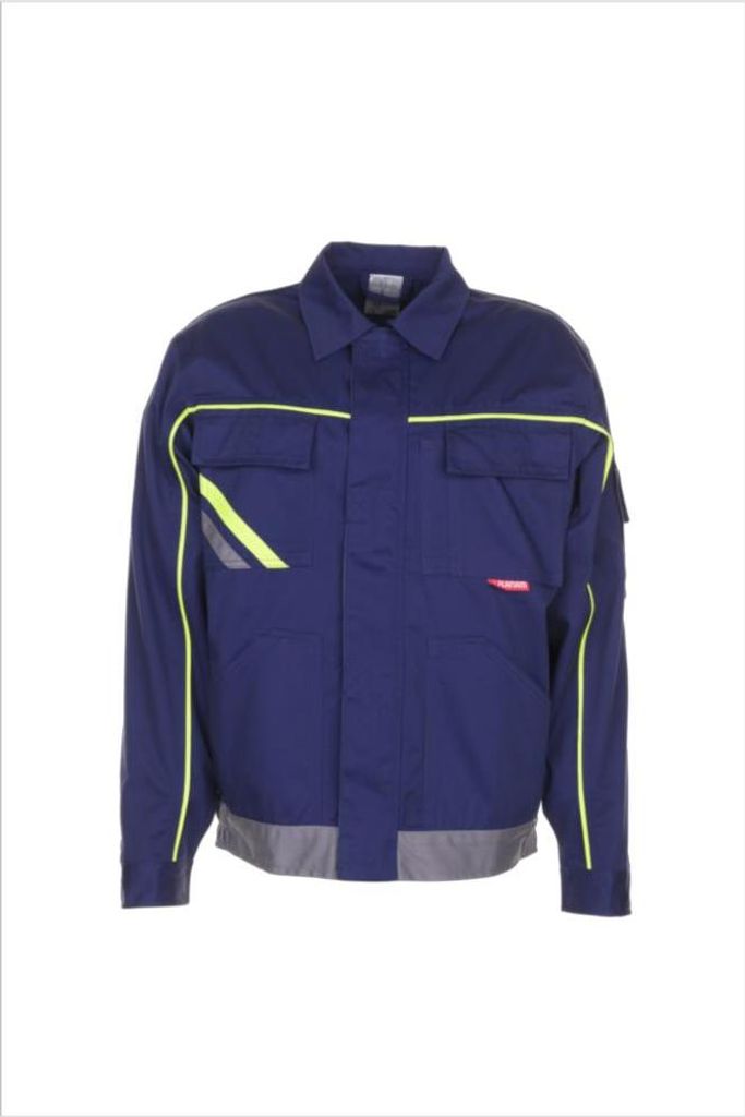 Planam Bundjacke Visline V2, Gr. 28 marine/gelb/zink Produktbild 