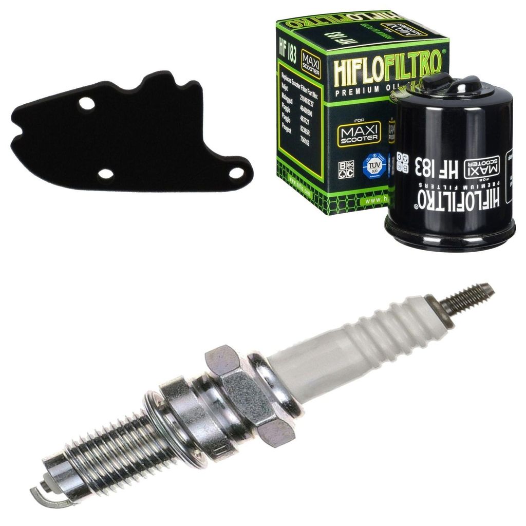Service-Kit für Vespa Sprint 125 ie 3V ABS 2014-2016 Filter Zündkerze von pamoto - Neu