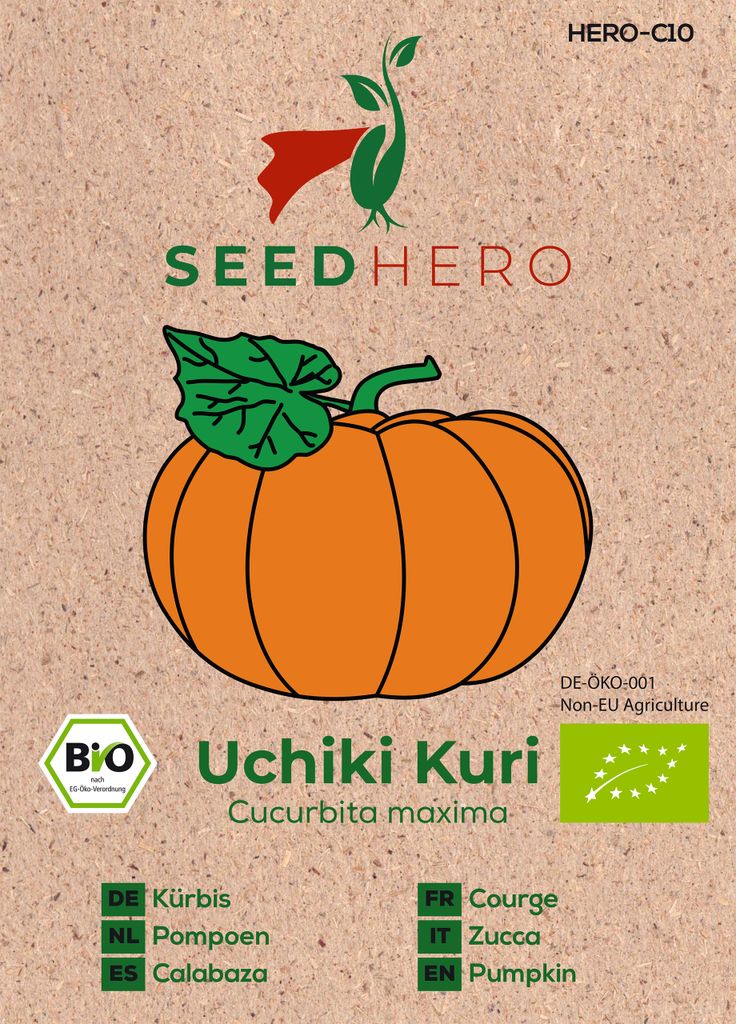Seedhero  Kürbis Uchiki Kuri Samen Produktbild 