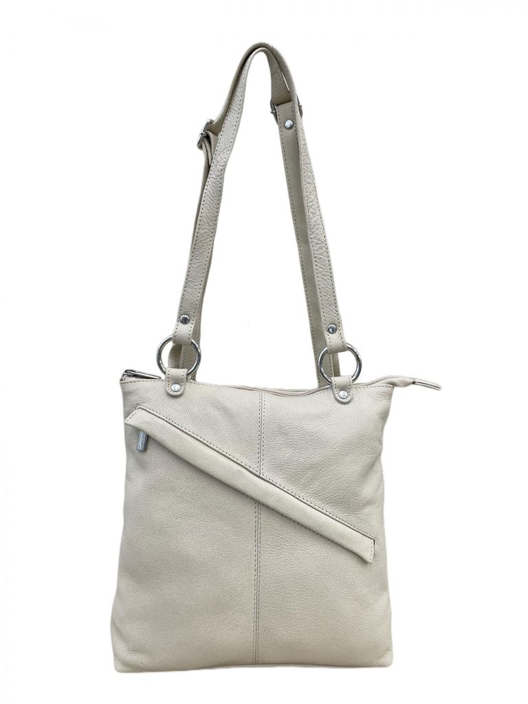 C6000 Cinino Taschenrucksack aus Leder Beige