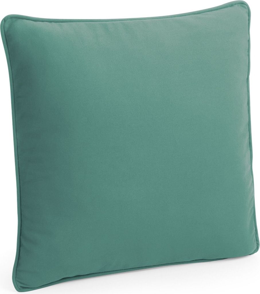 Westford Mill - Paspeliert - Kissenhülle, Baumwolle Fairtrade BC5217 (40 cm x 40 cm x 18 cm) (Natürlich/Salbeigrün)