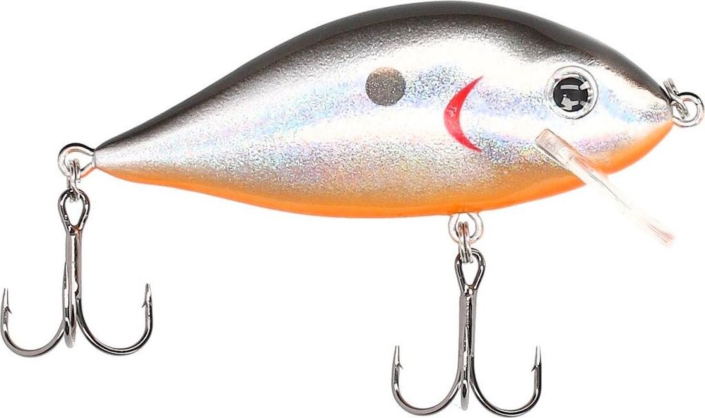 Mostal Wobbler Natascha 75 13g 75mm Schwimmend Silver Black Back