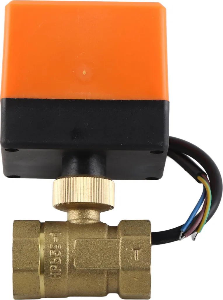 Vanne motorisée automatique 12V 24V en laiton DN20 G3/4 haute qualité