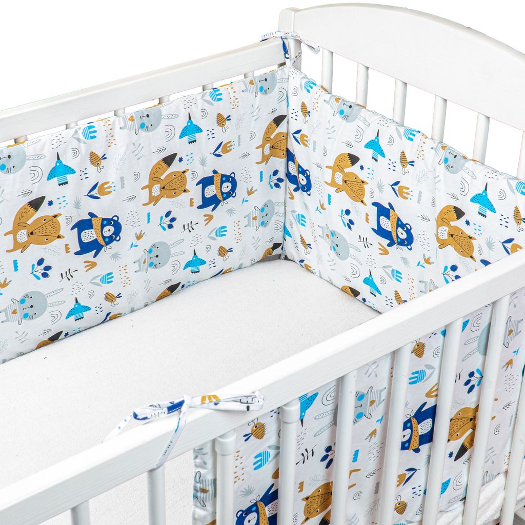 3 teilig babybettwäsche set mädchen/jungen tauglich für kinderbett 120x60cm-antiallergische 100% baumwolle