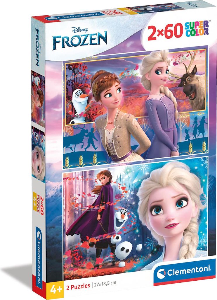 Clementoni Frozen 2, 60 stuks, Televisie/film, vanaf 5 jaar Productafbeelding 