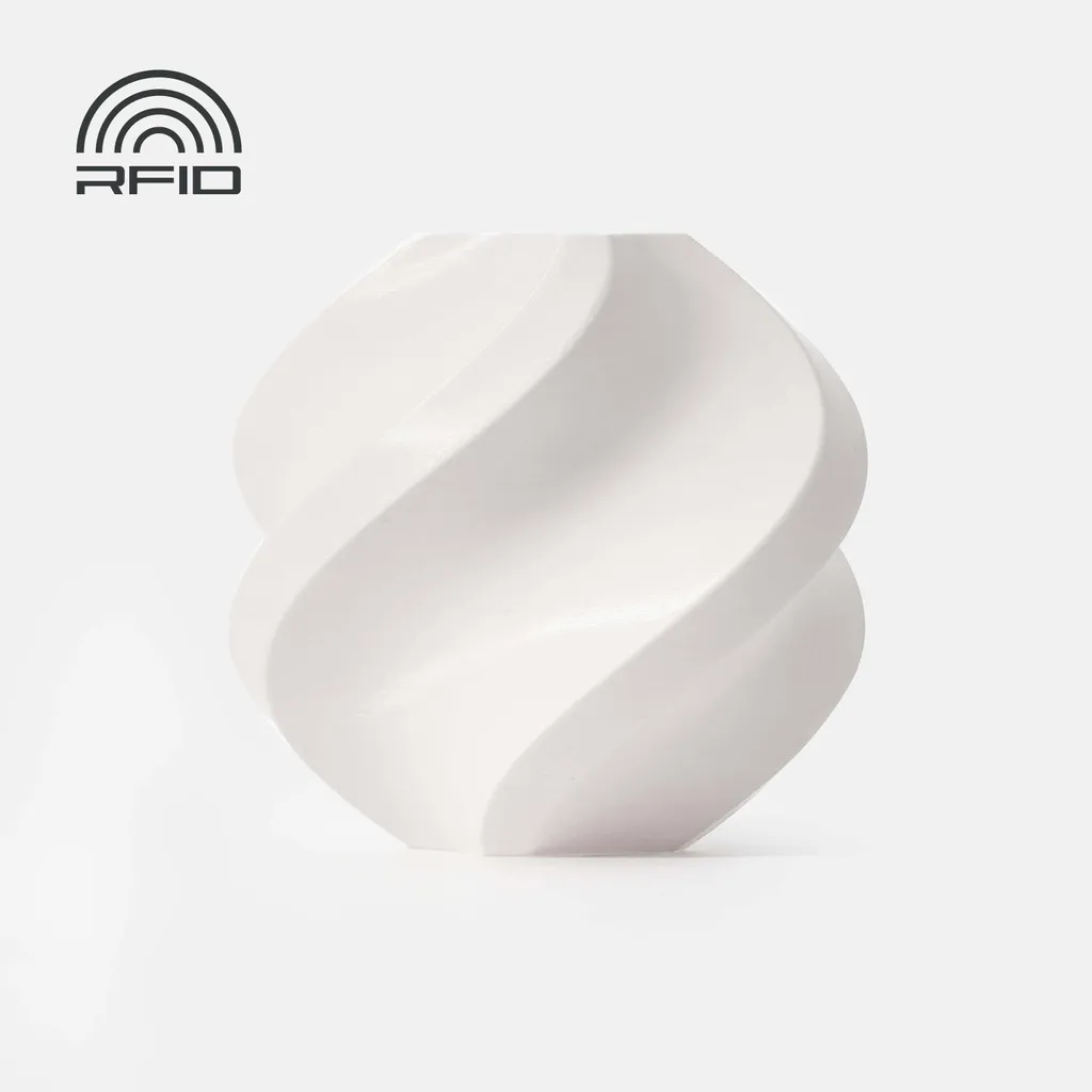Bambu Lab PLA Basic Jade White 10100 Filament 1.75mm 1kg pour Impression 3D