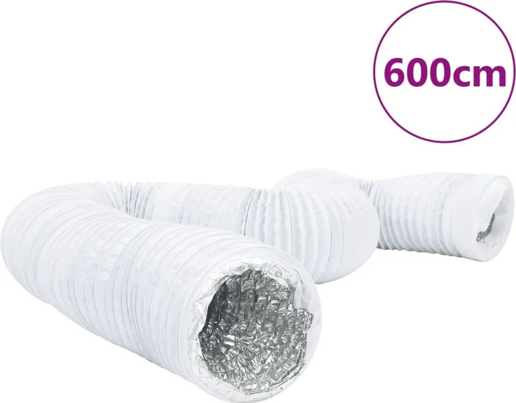 Tuyau de ventilation anti-fuite Ø150 mm aluminium PVC 6 m haute qualité