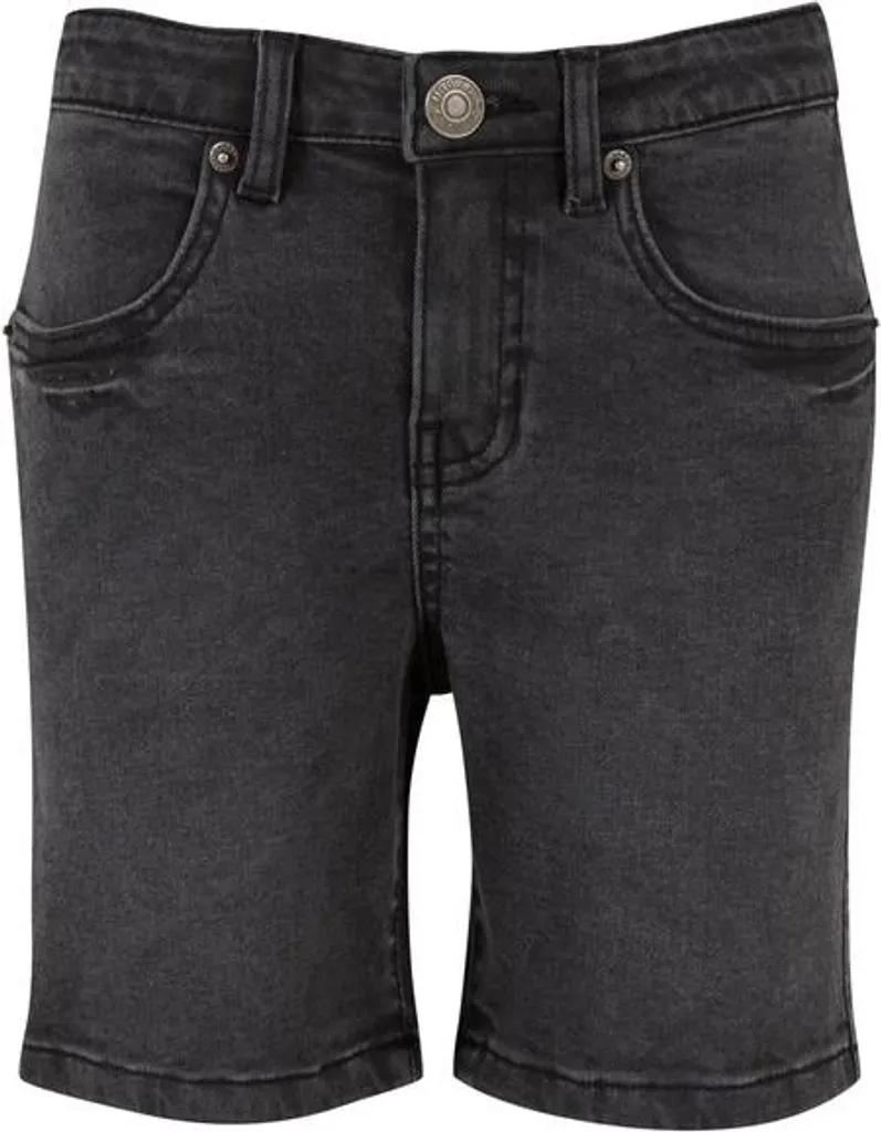 Short Jean Garçon Ample Noir Délavé Urban Classics - Confort 146/152
