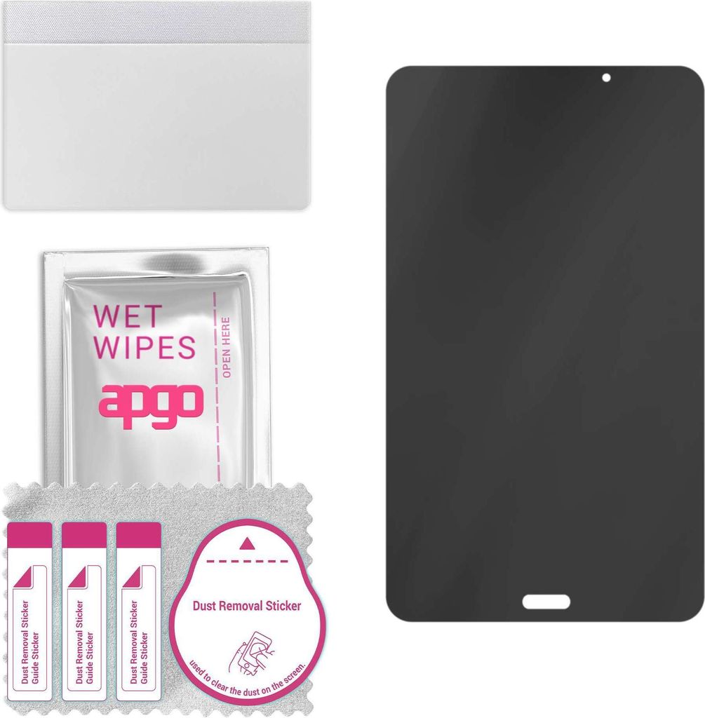 apgo Hybrid Privacy Schutzglas, Matt, kompatibel mit Samsung Galaxy Tab A 7.0 (2016), Anti-Spy, toller Ersatz für Hartglas, kratzfester Displaysch...