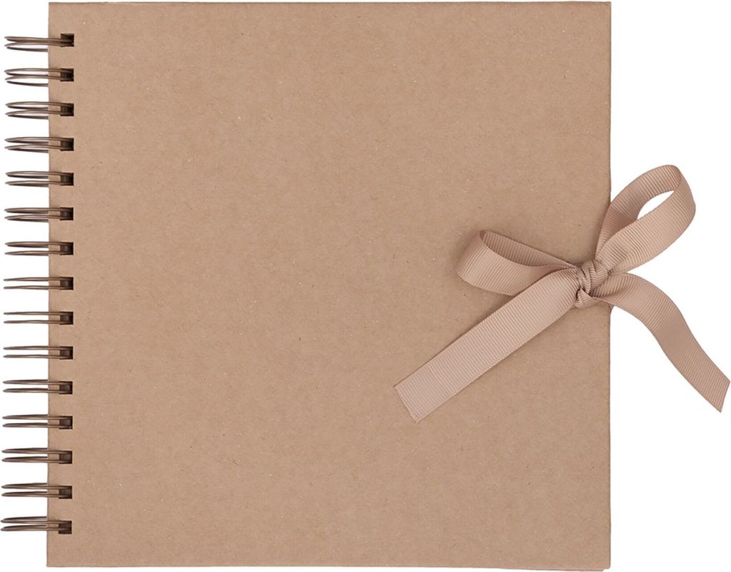 Album scrapbook 20,5 x 20,5 cm, 40 fogli, marrone, a Immagine del prodotto 
