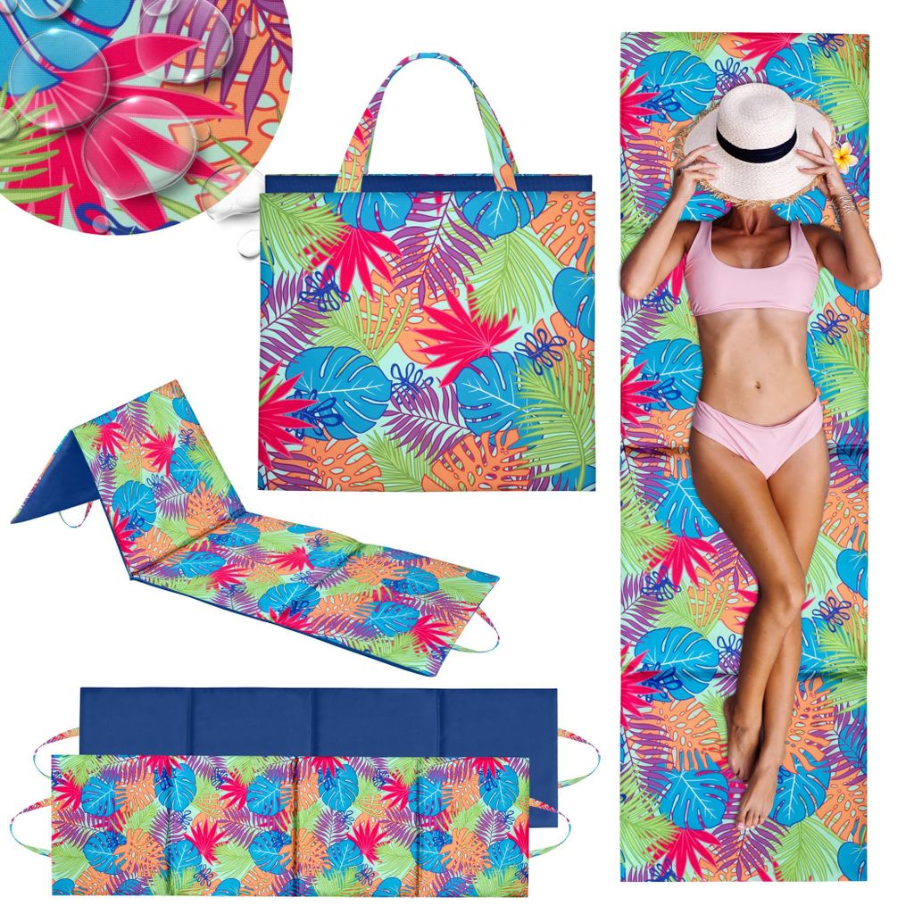 Strandmatte für Steinstrand 180x50x2cm - faltbare, Produktbild 