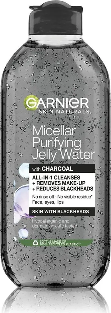 Eau Micellaire Purifiante Eau Gelée au Charbon et Acide Salicylique 400ml
