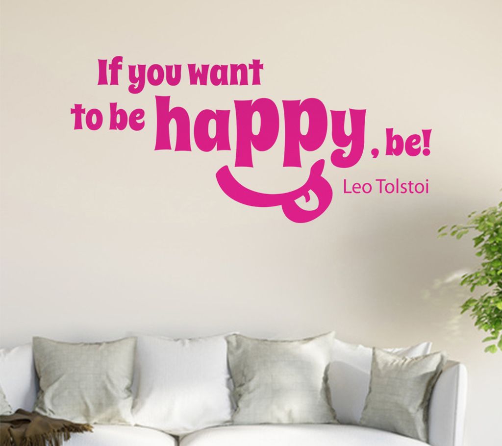 If You wan't to be .... I Wandtattoo in 6 Größen - Wandaufkleber Wall Sticker - Dekoration, Küche, Wohnzimmer, Schlafzimmer, Badezimmer