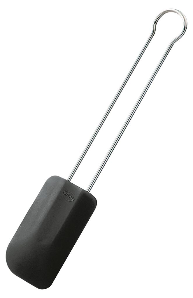 RÖSLE Teigschaber Silikon 26 cm Länge schwarz Produktbild 