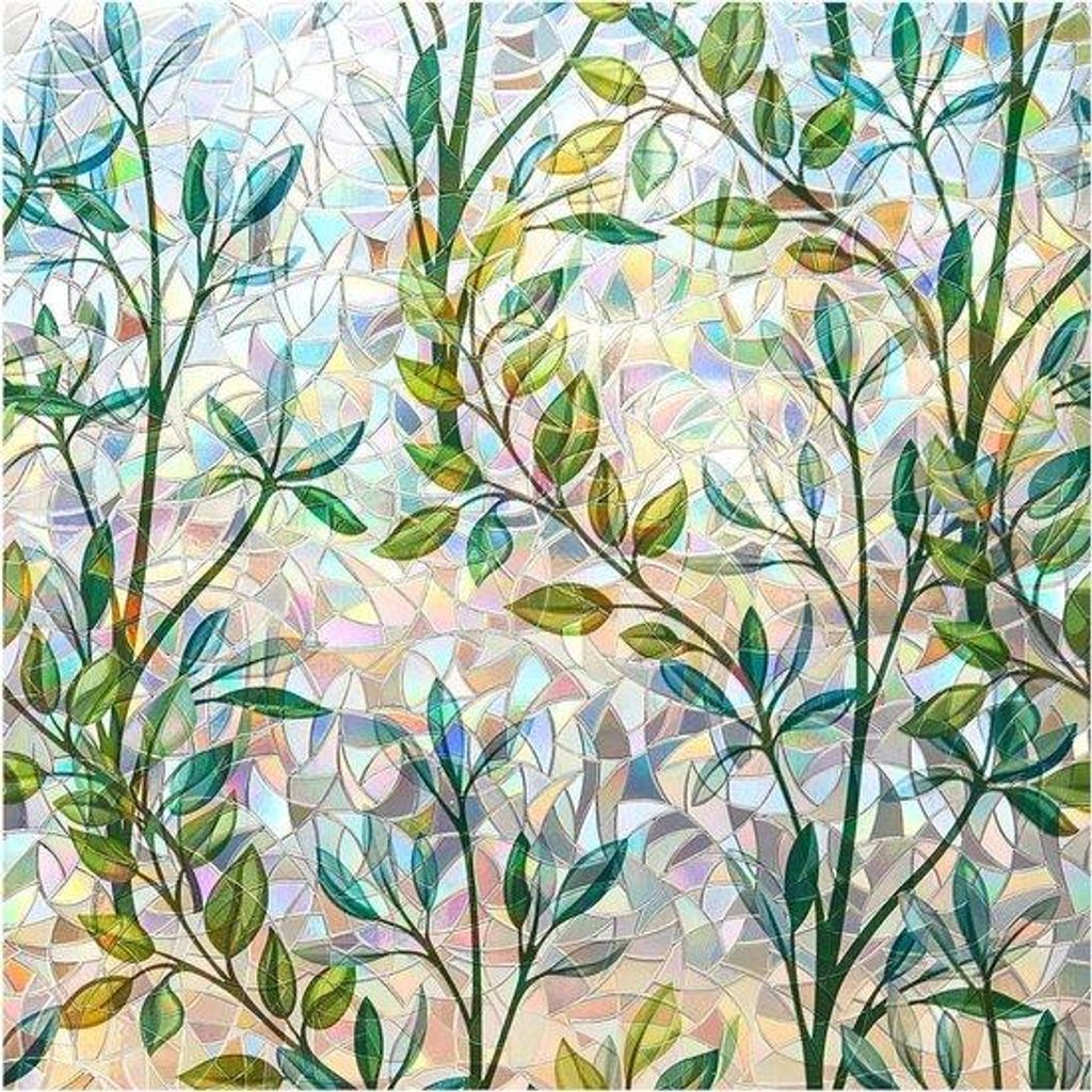 Glasfolie - Statisch - Zonder Lijm - 44,5x200cm - Farbig