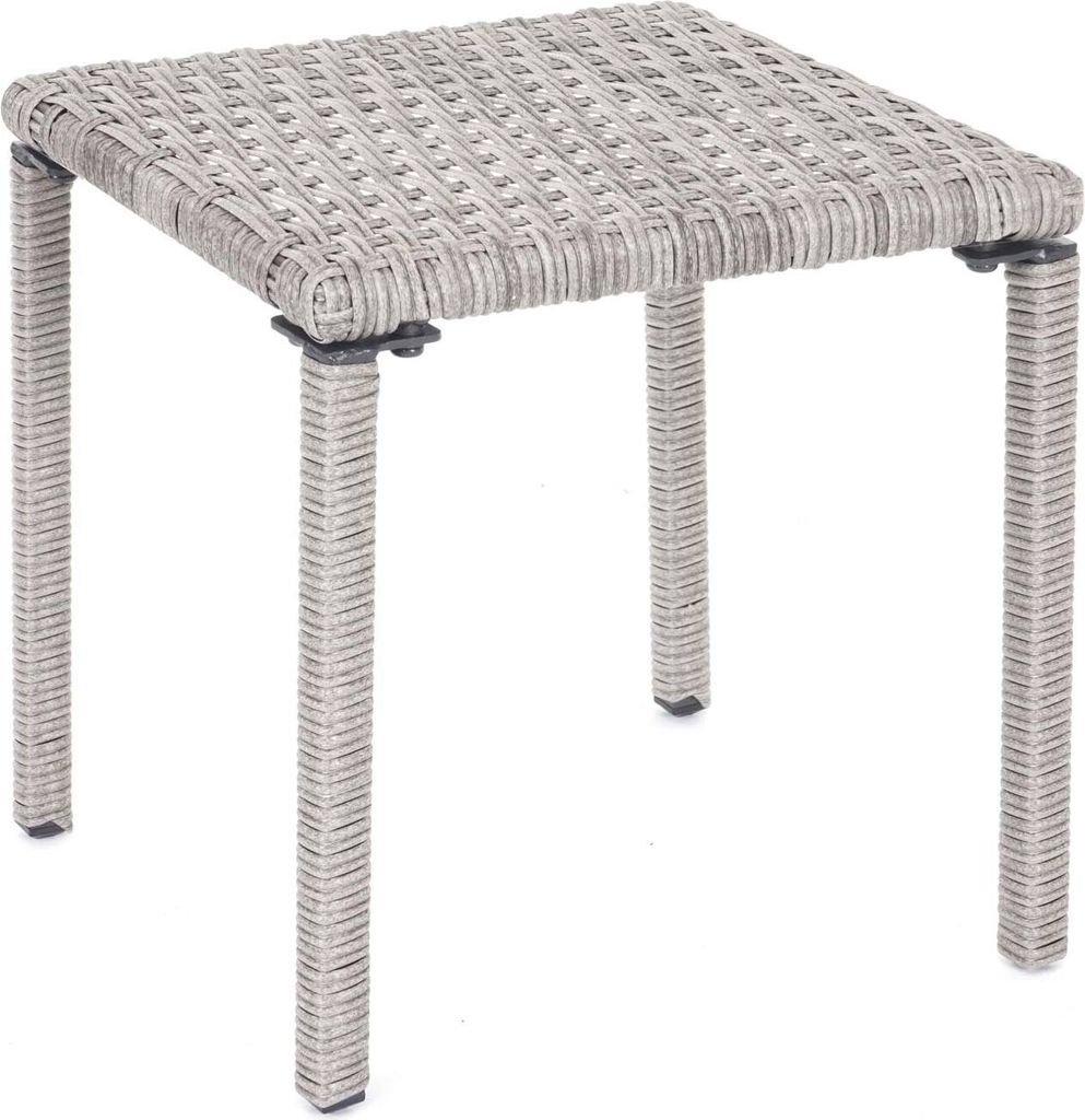set di 2 lettini HWC-E27, lettino da giardino, in rattan ~ Immagine del prodotto 