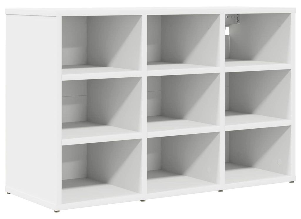 vidaXL Szafka na buty z półką Biała 77,5 x 30 x 51 cm Zdjęcie produktu 