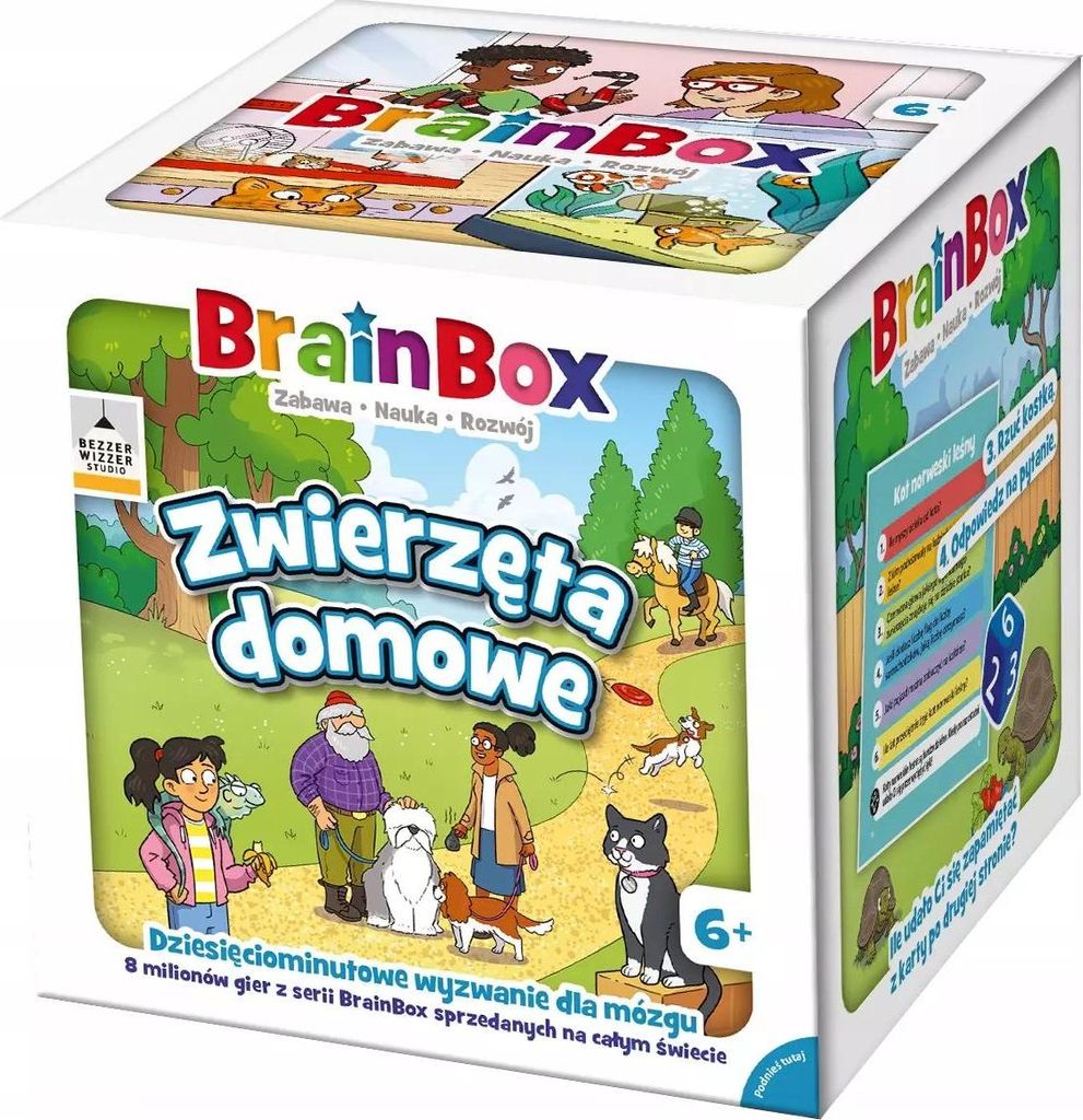 BrainBox Lernspiel Haustiere - 55 Karten Set