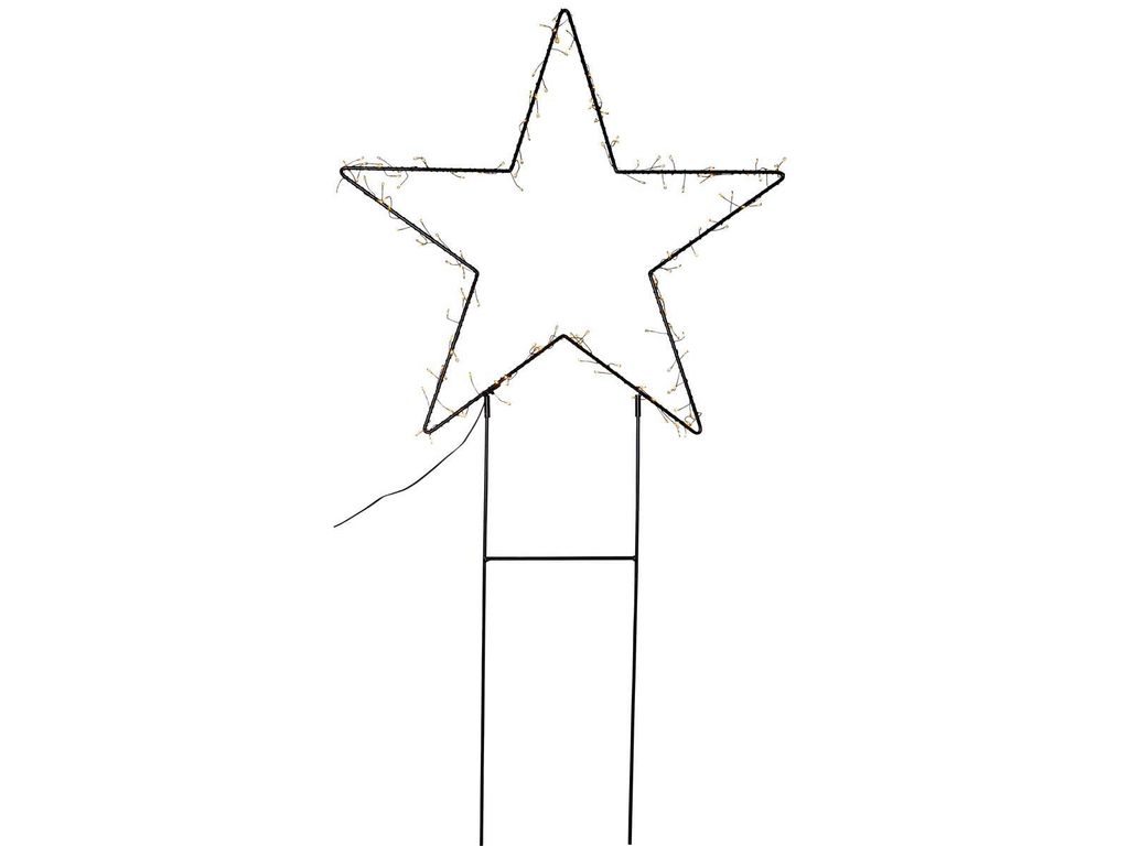 Star Trading 475-15, Leichte Dekorationsfigur, Schwarz, IP44, 100 Glühbirne(n), LED, 0,06 W