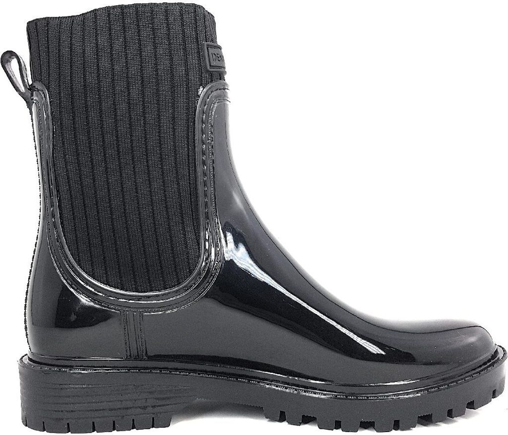 TOM TAILOR Damen Gummistiefelette – Mit Warmem Innenfutter, Schlichtes Design, Für Herbst & Alltag