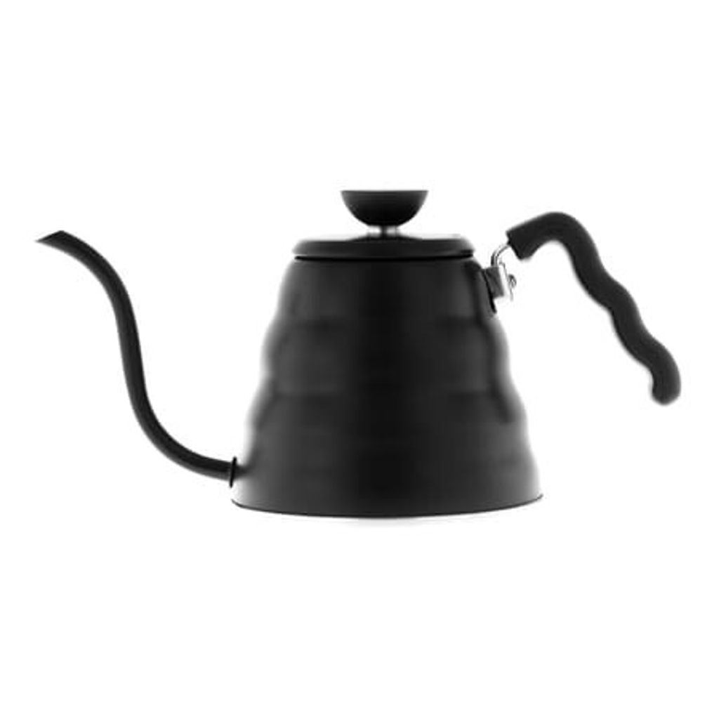 Hario Bouno VBK-120-MB V60 - Wasserkocher de Kaffee mit Hals de Schwan (1,2 L/1200 ml), Farbe schwarz