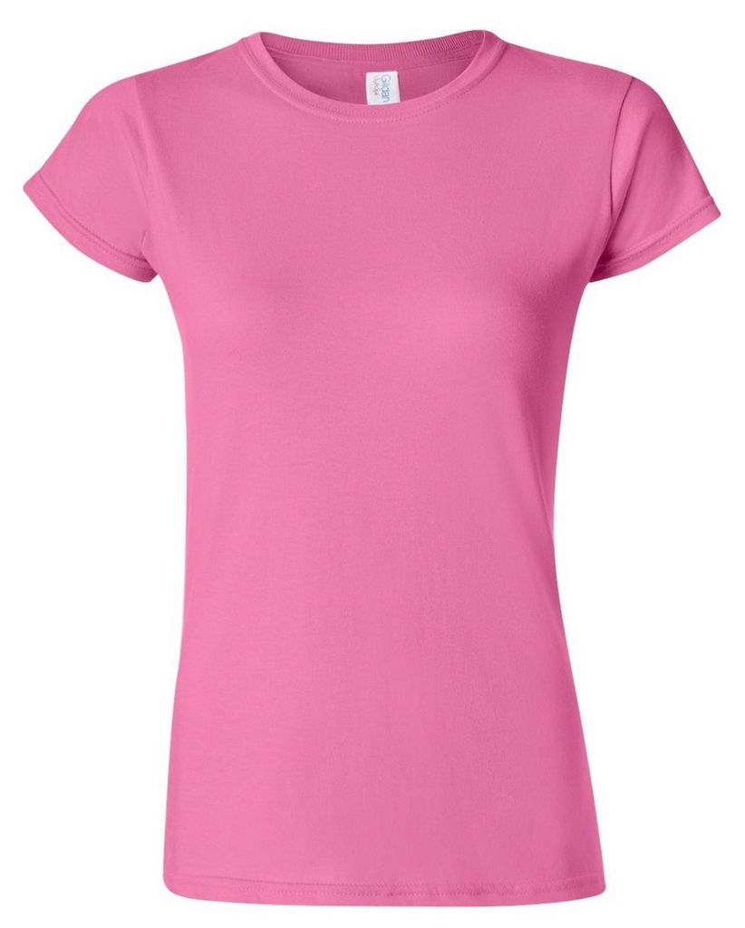 Gildan Damen Soft Style Kurzarm T-Shirt FK395 (S) (Rosa)