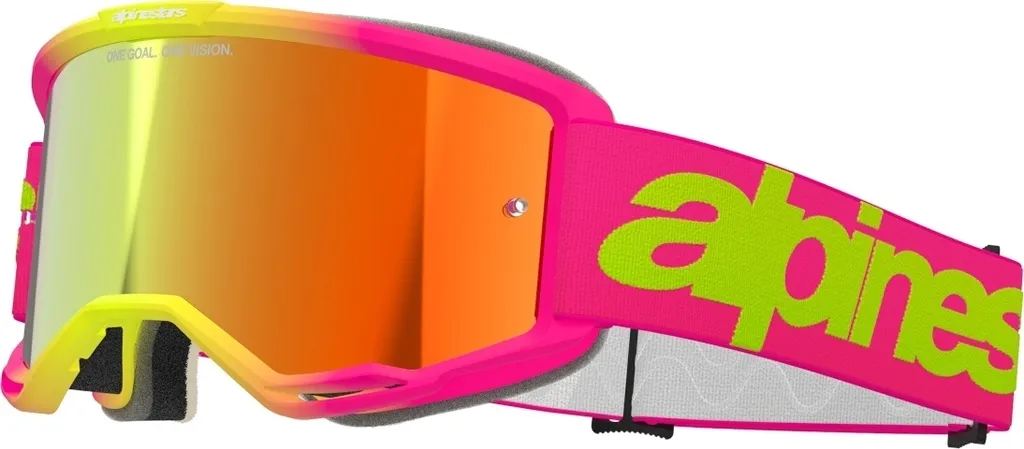 Masque cross Alpinestars Vision 5 Wordmark avec mousse triple couche