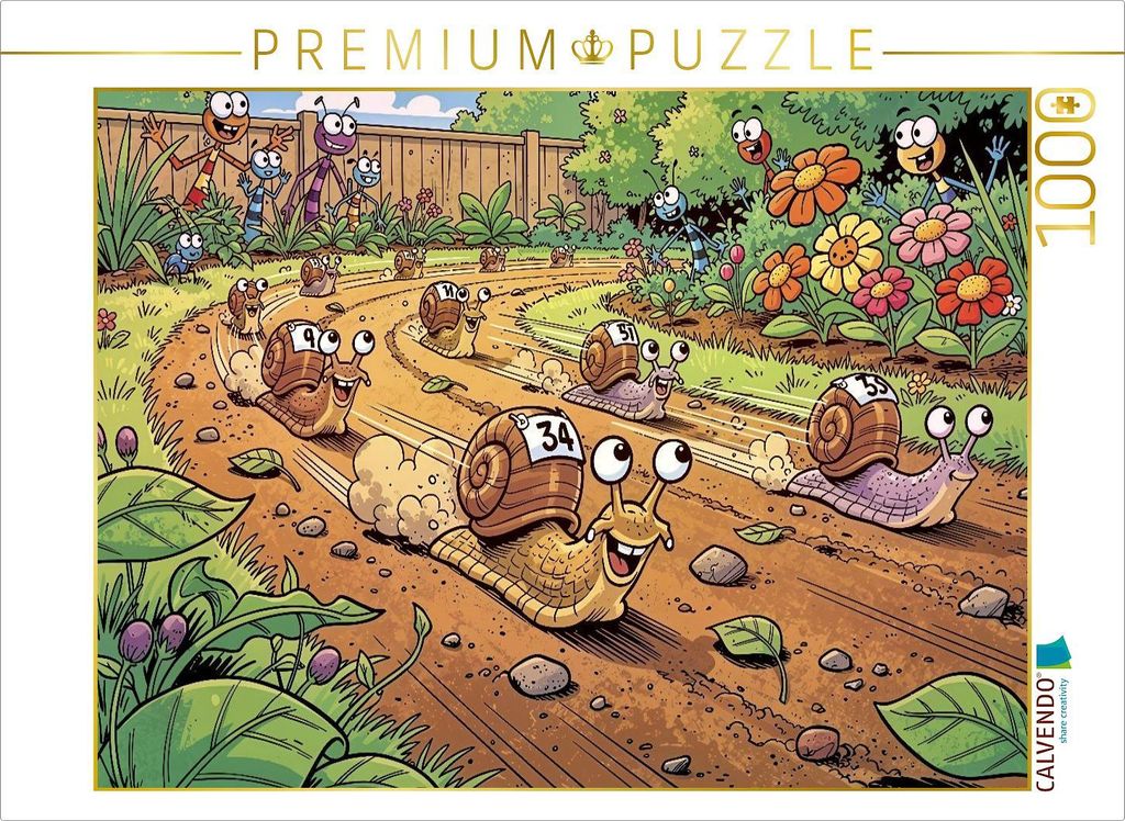 CALVENDO Puzzle Stress? Ich kenn das Wort nicht. | 1000 Teile Lege-Größe 64x48cm Foto-Puzzle für glückliche Stunden