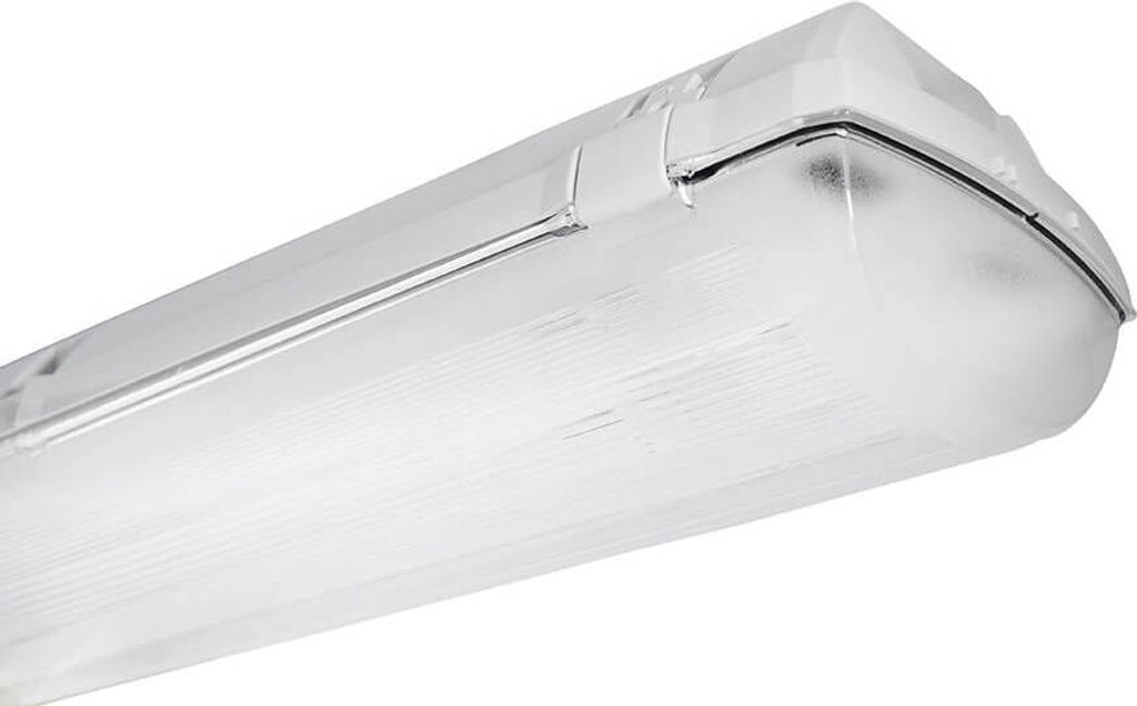 Bioledex DOLTA 2-fach Feuchtraum-Wannenleuchte für 60cm LED Röhre