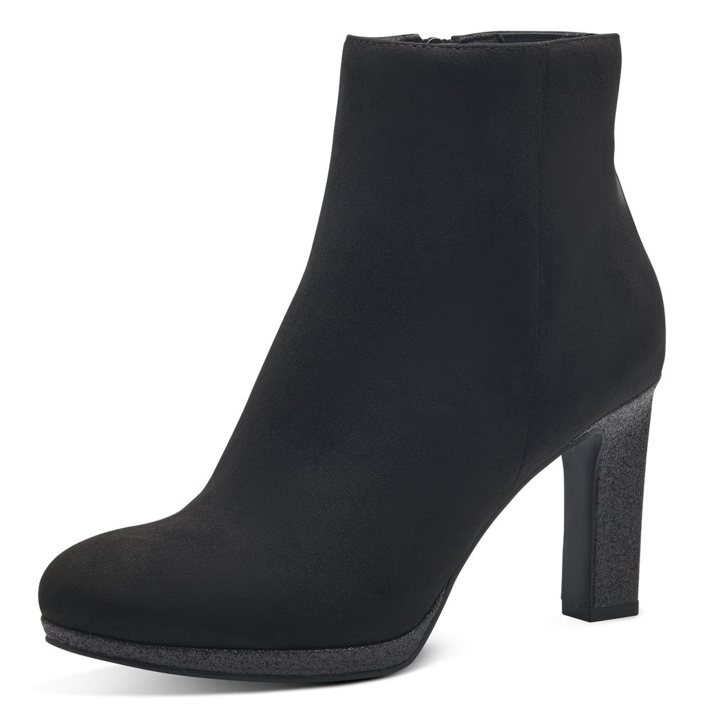 MARCO TOZZI Damen Stiefelette Ankle Boot High Heel Glitzer
