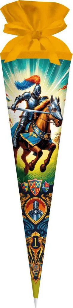 Goldbuch Sac d'école Héros chevaliers 70x19 cm bleu jaune Image du produit 