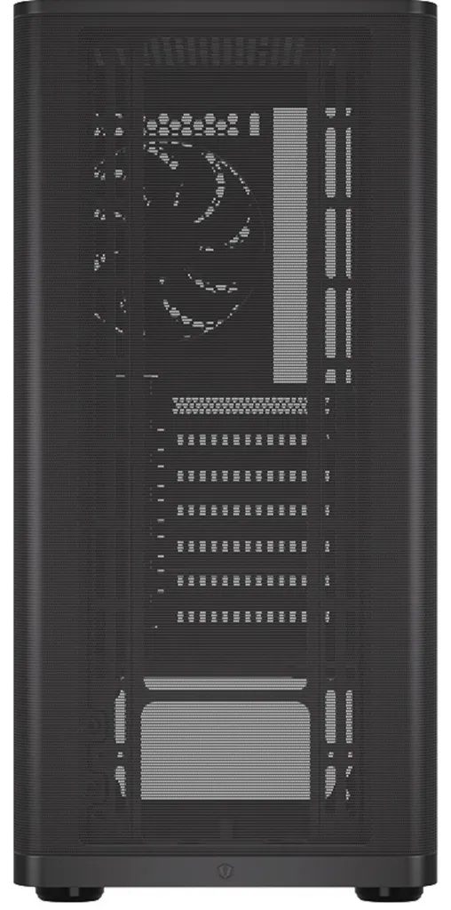 Boîtier Endorfy Ventum 200 Solid avec Façade Perforée et Acier Noir - 11
