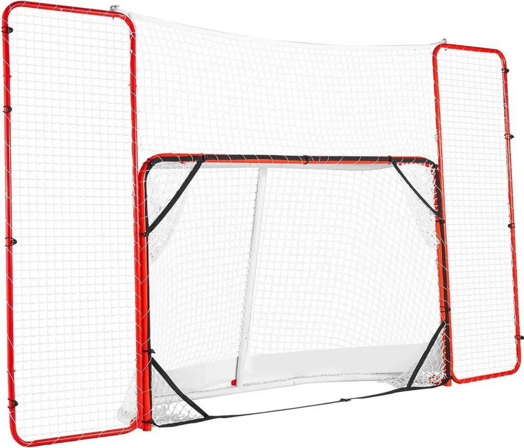 But de hockey anti-tirs manqués avec filet de protection acier - 10