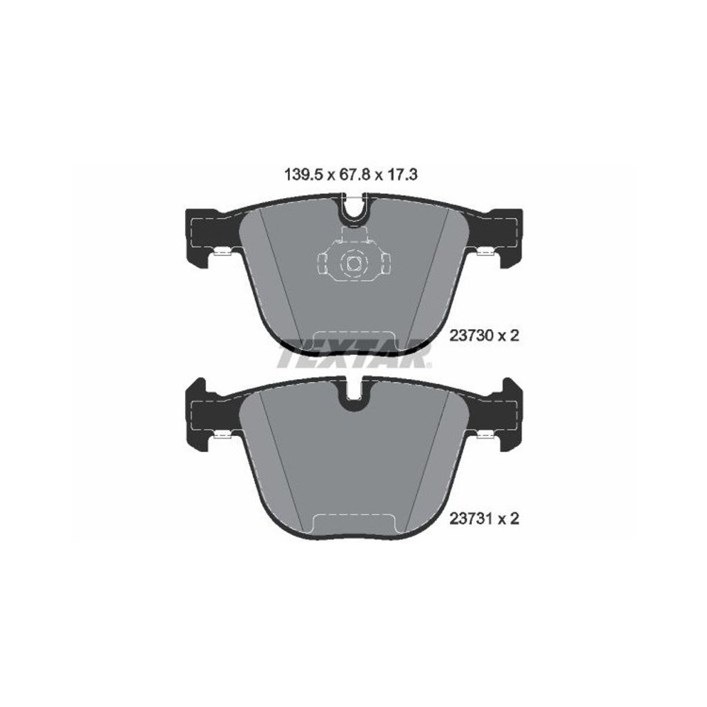 Textar Bremsbeläge hinten für BMW 3 5 6 + Cabrio 7 X5 X6 Rolls-Royce Phantom
