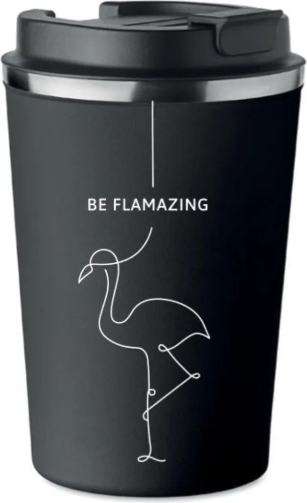 Tazza Termica Premium 350ml BE FLAMAZING - Acciaio Inox Design Fenicottero