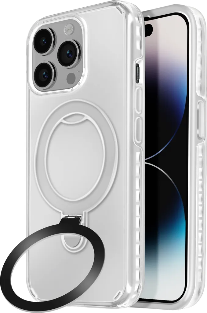 Custodia iPhone 14 Pro Max Avizar Bianca MagSafe: Comfort e Stand