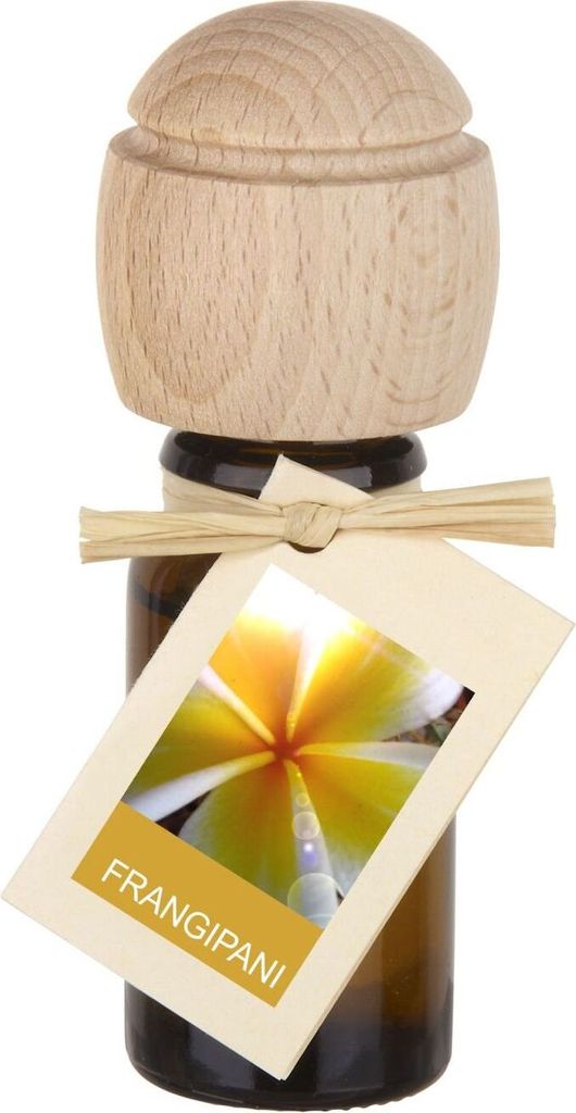 Piccolino Raumduft Duftöl Frangipani mit Buchenholzkopf Parfümöl 10 ml