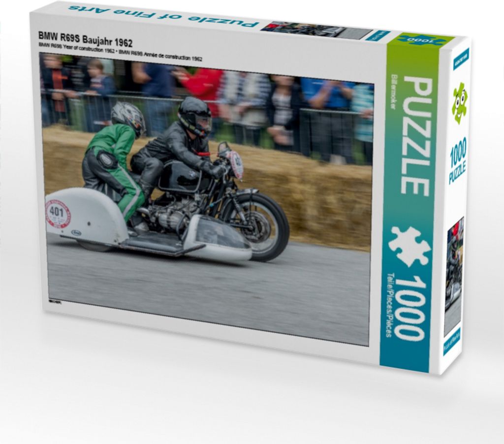 CALVENDO Puzzle BMW R69S Baujahr 1962 1000 Teile Puzzle quer | 1000 Teile Lege-Größe 64x48cm Foto-Puzzle für glückliche Stunden
