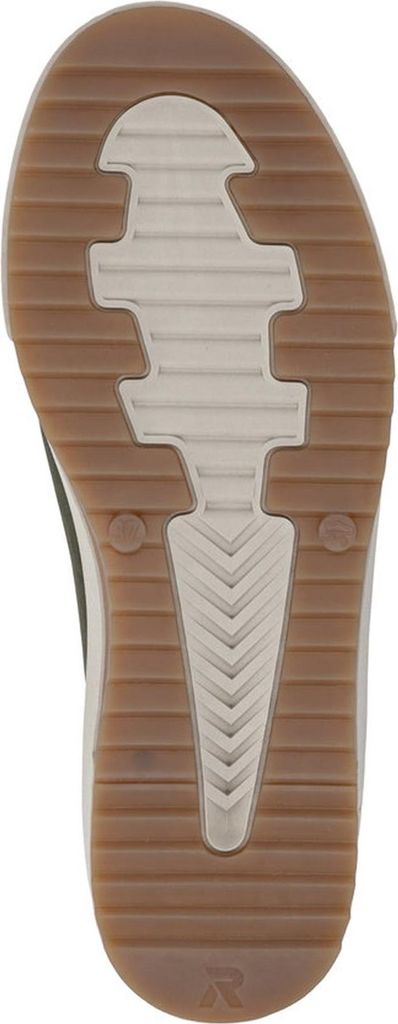 Rieker Damen Stiefelette Leder mit Reißverschluss Schnürung Produktbild 