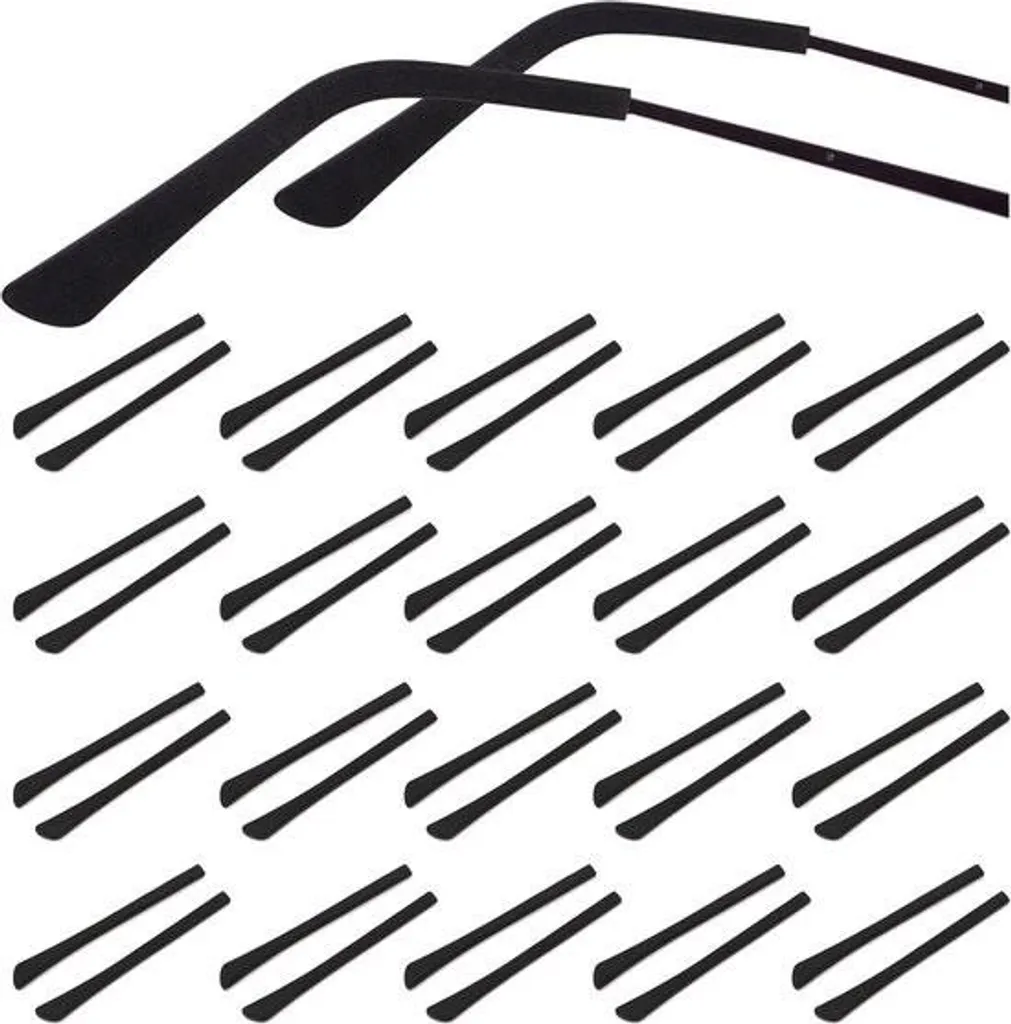 Stop Lunettes qui Glissent : 20 Paires d'Embouts Silicone Confortables