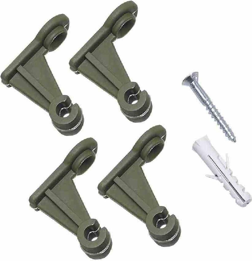 Fixation murale pour espalier vert avec cavalier SB Image du produit 