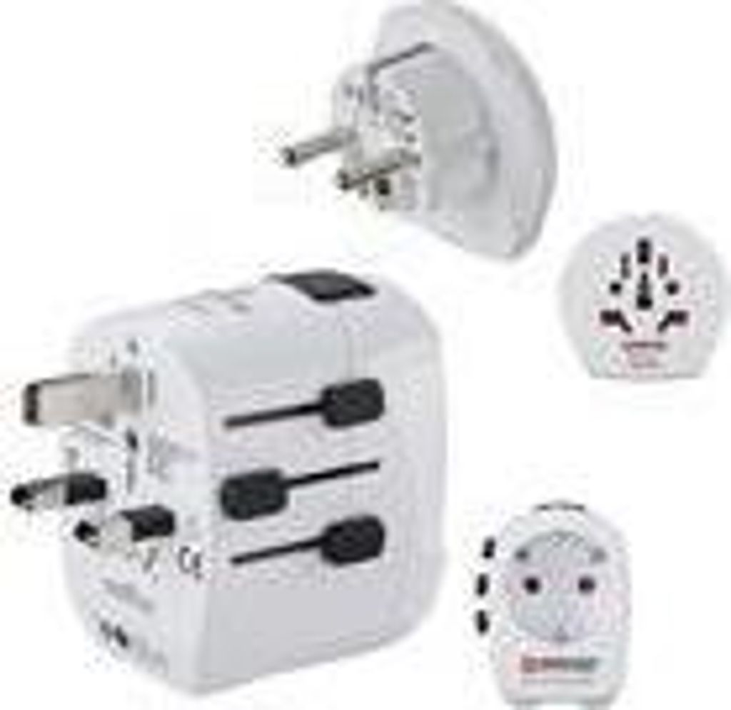 Hama "World Travel Pro Light USB World" - Netzteil - 2,4 A - 2 Ausgabeanschlussstellen (2 x USB) - weiß (00139533)