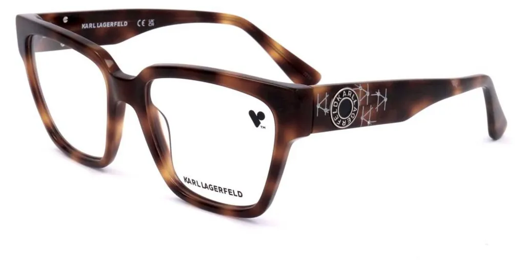 Lunettes Karl Lagerfeld KL6112R Design Tortoise avec Monture 54mm