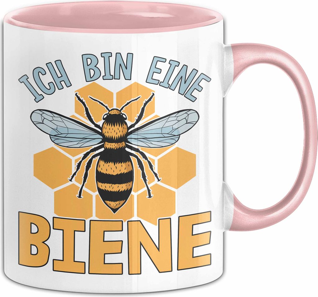 Imker Tasse Geschenk Ich Bin Eine Biene Geschenkidee Bienen-Liebhaberin (Rosa)