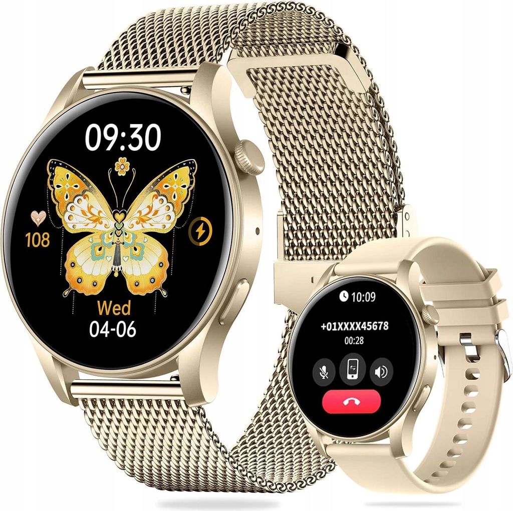 Smartwatch Femme Pour Une Fille Cadeau Amoled Silicone Image du produit 