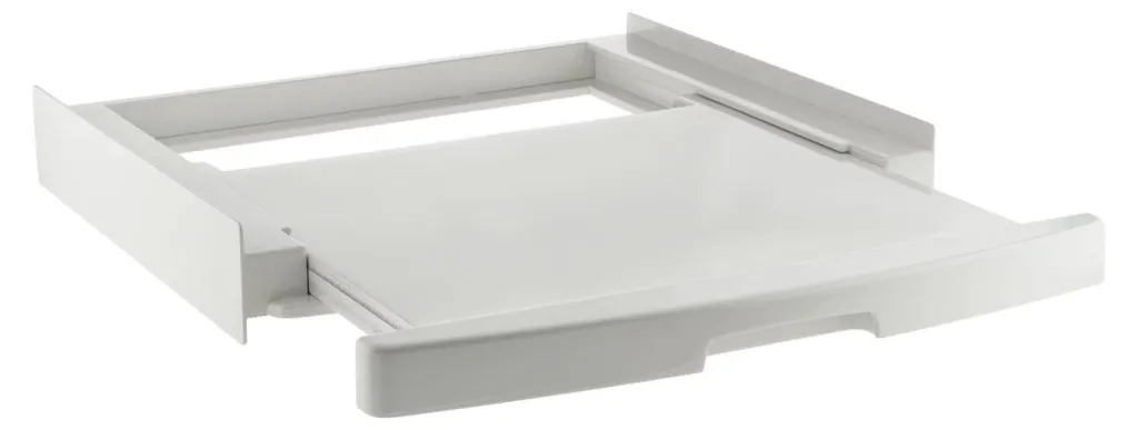 Kit empilage universel 60cm avec tablette amovible pour colonne de lavage