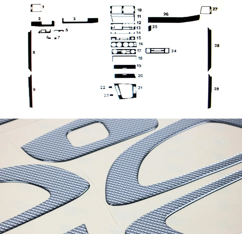 Tuning Interni BMW Serie 3 E46 | Kit Carbonio 29pz Ottica 3D Racing