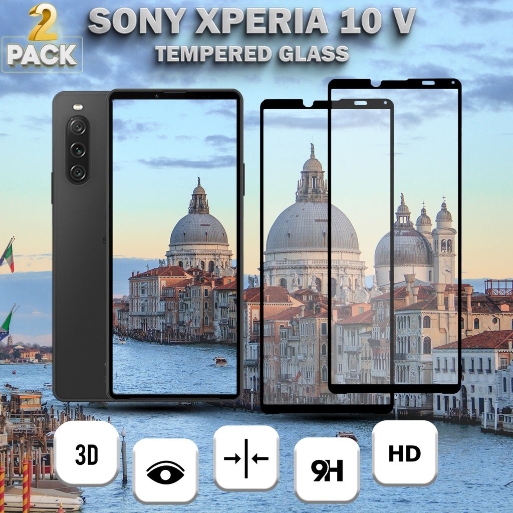 2 kusy Sony Xperia 10 V - tvrzené sklo 9H - 3D ochrana Obrázek produktu 