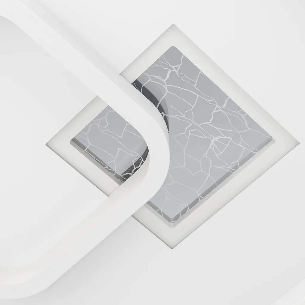 Applique Murale TIRIOLO Extra-Plate 6cm Éclairage Argent et Blanc - 4